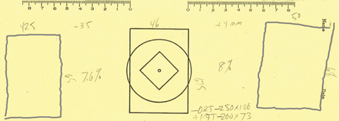 Fig. 1. A patient’s cheiroscopic tracings show a significant size difference.