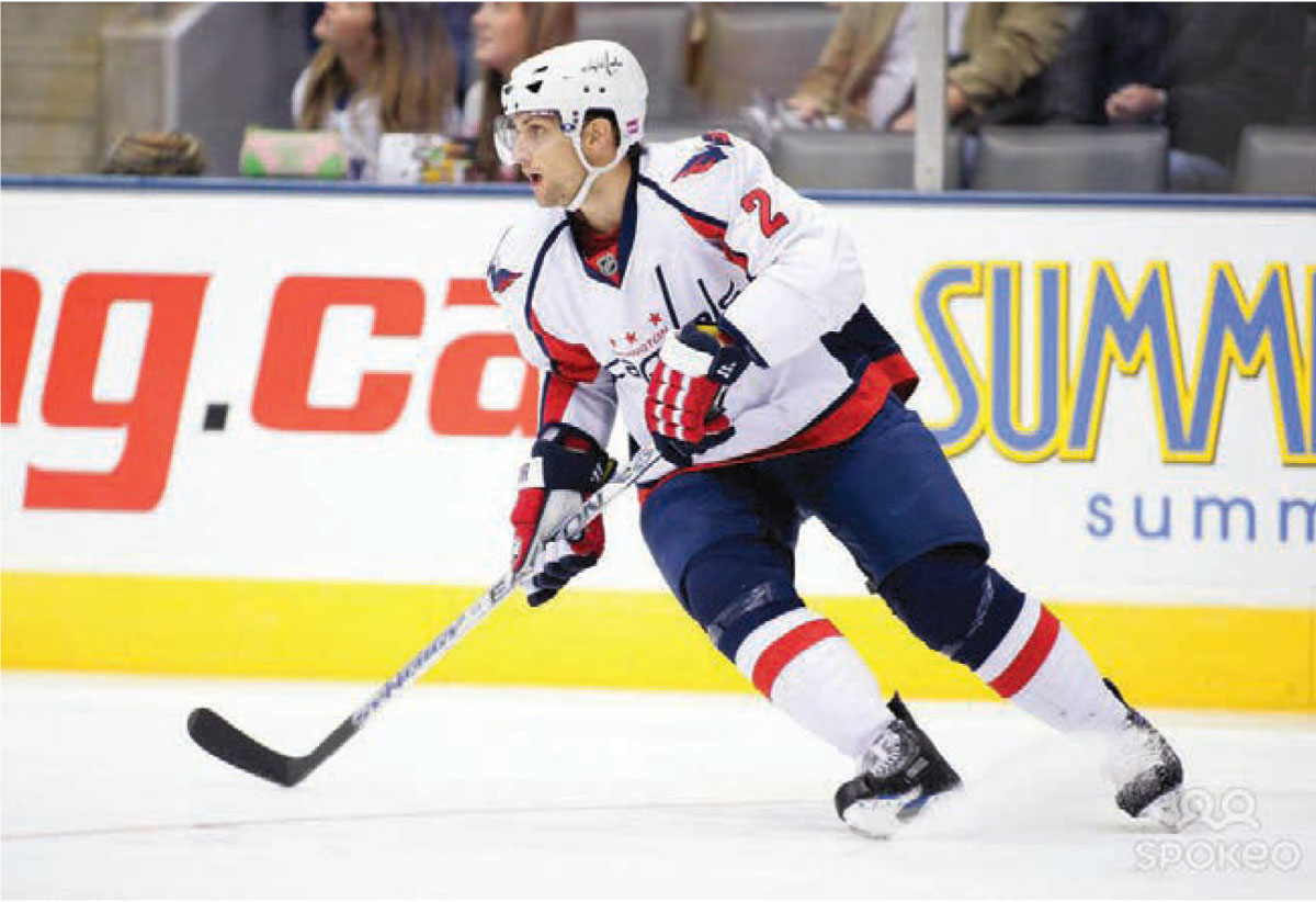 After a few rounds of vision therapy, Brian was able to return to the ice.