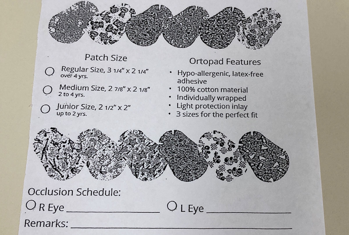 Providing patients with written occlusion instructions may help with compliance.