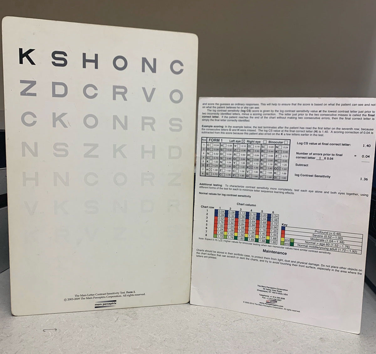 Assessing both monocular and binocular functions makes for a more accurate measurement. Photo: Bisant A. Labib, OD. 